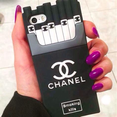 chanel smoking kills case|chanel phone case.